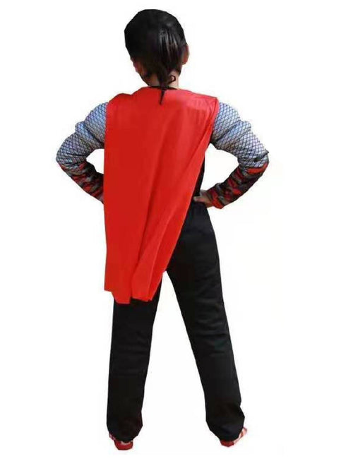 Big Kids Unisex Black The Avengers Thor Muscle Halloween Costume 3-8 - SophiasStyle.com
